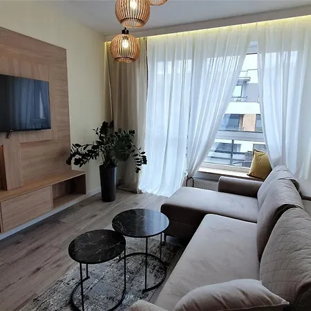 Apartman Apartament Przytulny Przy Ksiezym Mlynie - Garaz - Klimatyzacja - Dostep Na Kod - Fv *