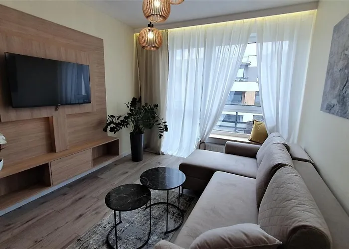 Apartment Apartament Przytulny Przy Ksiezym Mlynie - Garaz - Klimatyzacja - Dostep Na Kod - Fv *