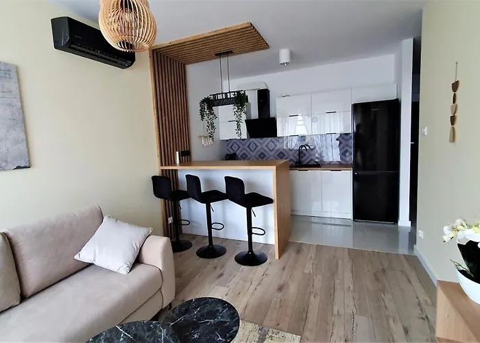 Apartament Przytulny Przy Ksiezym Mlynie - Garaz - Klimatyzacja - Dostep Na Kod - Fv *